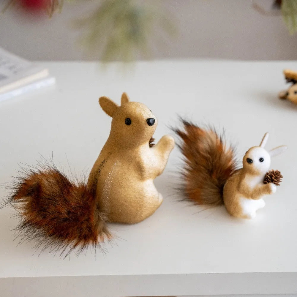 Christmas Tree Decoration Cute Cartoon 3D DIY Squirrel Xmas Pendants Christmas Hanging New Year Decor Ornaments 2026 Navidad Oasis Select