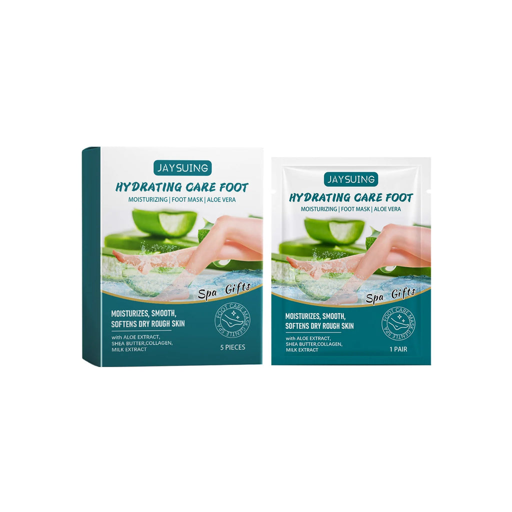 Aloe Vera Exfoliating Foot Mask – Dead Skin & Callus Remover Exfoliating Foot Mask Oasis Select 5pcs