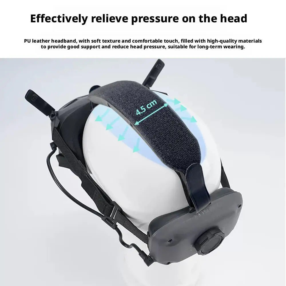 DJI Goggles N3 Decompression Headband Strap – PU Leather