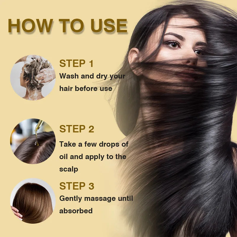 Ginseng & Argan Hair Oil – Moisturizing Frizz Smoothing Treatment
