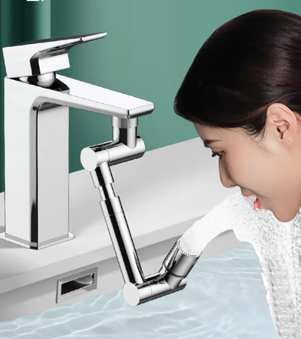 1440° Rotating Scalable Faucet Extender Sprayer Head Kitchen Robot Arm Extension Faucets Mixer Aerator Bubbler Water Tap Nozzle Oasis Select