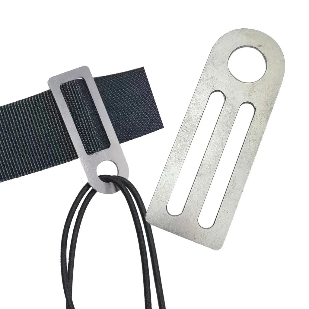 Scuba Diving Loop Bungee Triglide Weight Belt Keeper Sidemount BCD Glider Fixing Buckle Stopper Weight Belt Slide Keeper Oasis Select