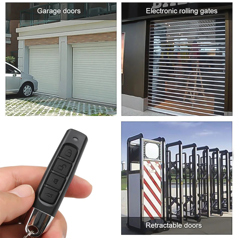 433MHZ Copy Remote Control Auto 4 Channe Code Garage Gate Door Opener Remote Control Duplicator Cloning Code Car Key Oasis Select