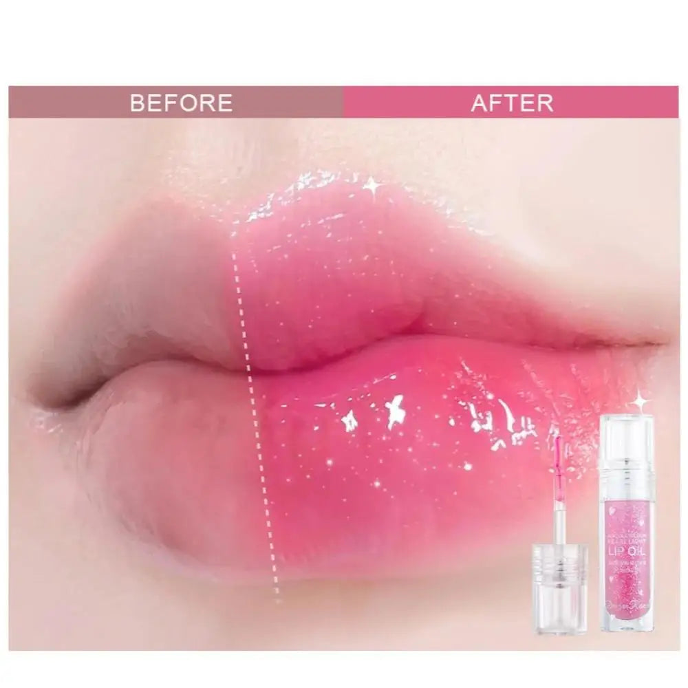 Icy Temperature Changing Lip Oil 3 Piece Set Sheer Pearlescent Shimmer Gloss Moisturizing Lip Stain For Women Oasis Select