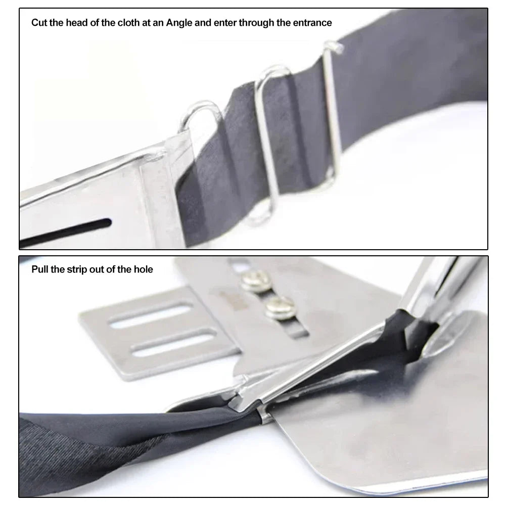 Sewing Machine Hemming Device Double Fold Bias Binding Right-Angle Edging Pull Tube Four Fold Pull Tube For Household industrial Oasis Select