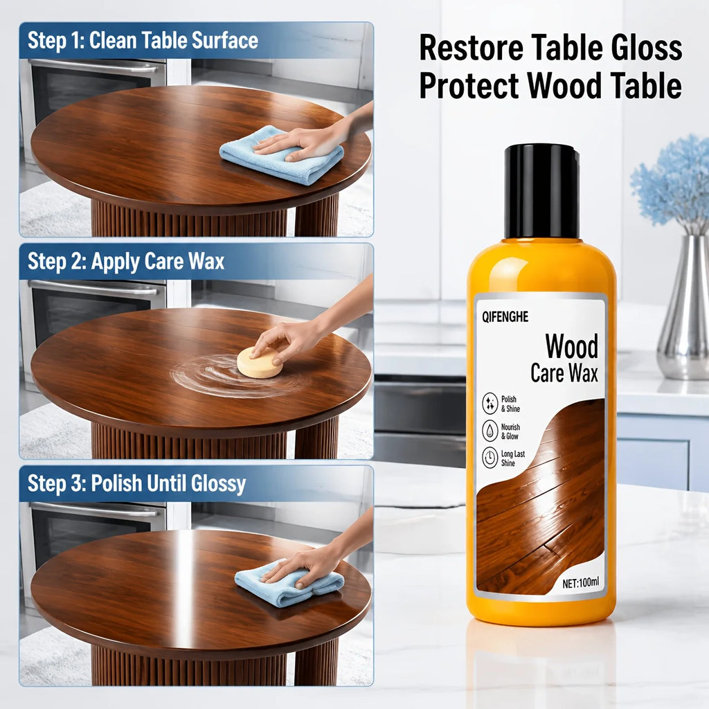 Wood Revitalizing Wax | High Gloss Floor & Furniture Polish Wood Polish Wax Oasis Select