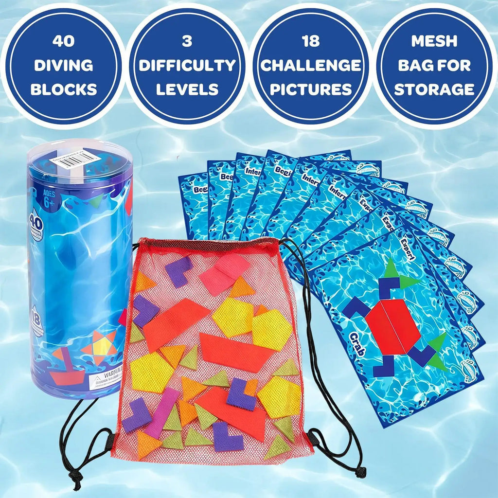 Diving Gems Pool Toys Underwater Seek Find Gems Game Set Fun Underwater Swimming Games Kids Dive Toys Swimming Supplies Oasis Select