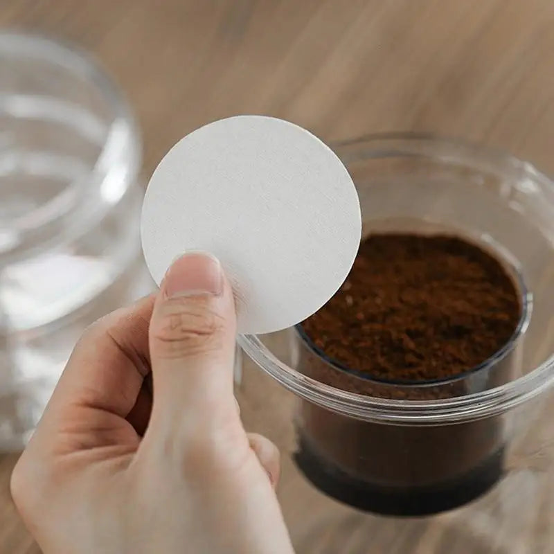 100Pcs Espresso Paper Filters 51mm 53mm 58mm Puck Screen For Delonghi Breville Portafilter Machine Tools Coffee Filter Paper Oasis Select