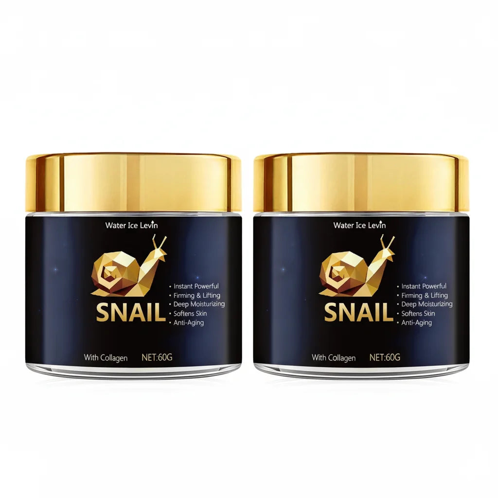 Snail Mucin Cream – Hyaluronic Acid & Collagen Deep Moisture Snail Mucin Moisturiser Oasis Select GOLD 60g