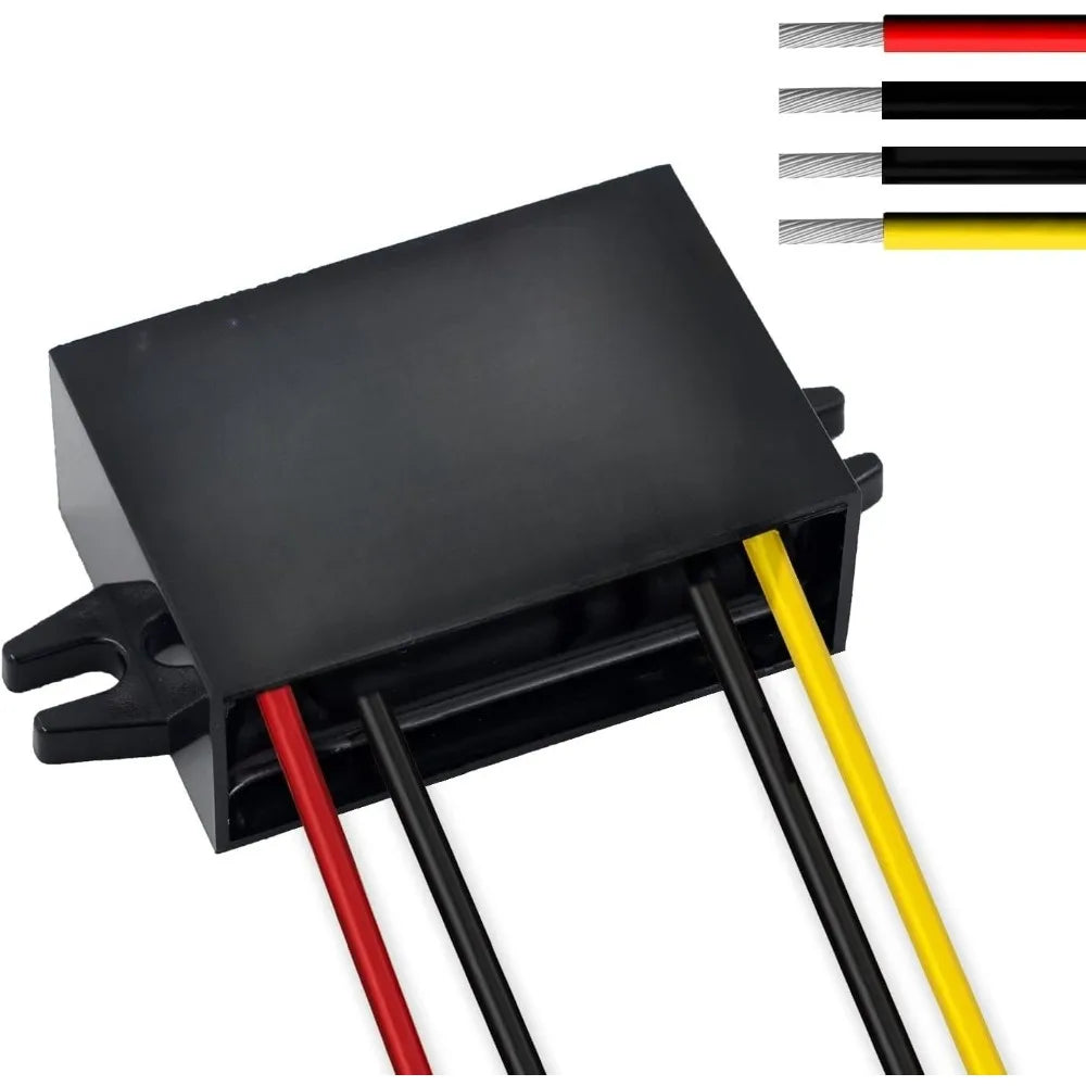 DC 12V 24V To 5V Step Down Converter Regulator 5A 25W Power Adapter Reducer For Car Electronics Truck Vehicle Boat Solar System Oasis Select