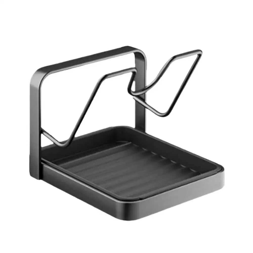Pot Lid Organizer Anti-Slip Kitchen Storage Stand Kitchen Lid Rack for Pot Pan for Ladle Spatula Spoon Plate Dish Cabinet Oasis Select B