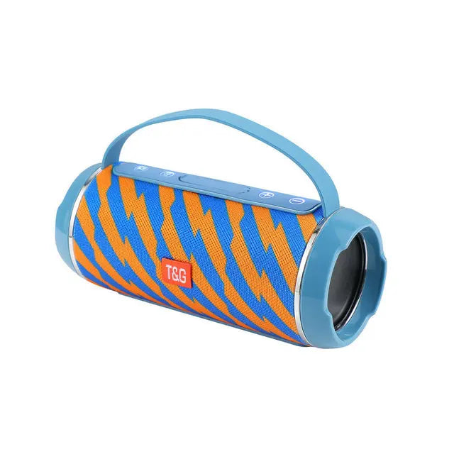 T&G Portable Bluetooth 5.3 Speaker – Waterproof, FM & Subwoofer