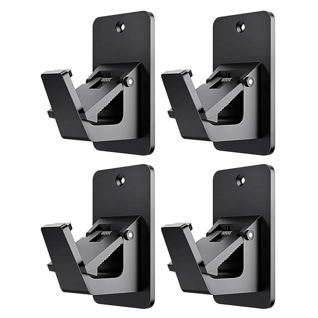 No-Drill Self-Adhesive Curtain Rod Brackets – 2 or 4 Pack