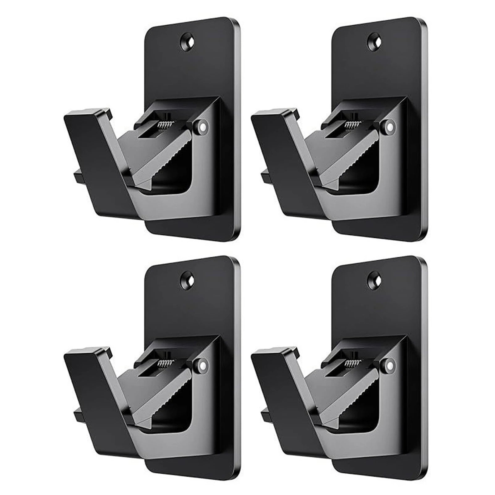 No-Drill Self-Adhesive Curtain Rod Brackets – 2 or 4 Pack