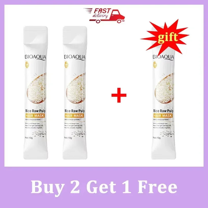Rice Keratin Hair Mask 400g – Smooth, Soft & Frizz-Free Hair