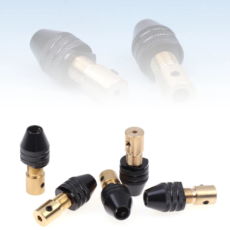 2mm-5mm Universal Small Electronic Drill Bit Collet Mini Chuck Tool Set Fixture Clamp Multifunction Micro Electric Drill Chuck Oasis Select