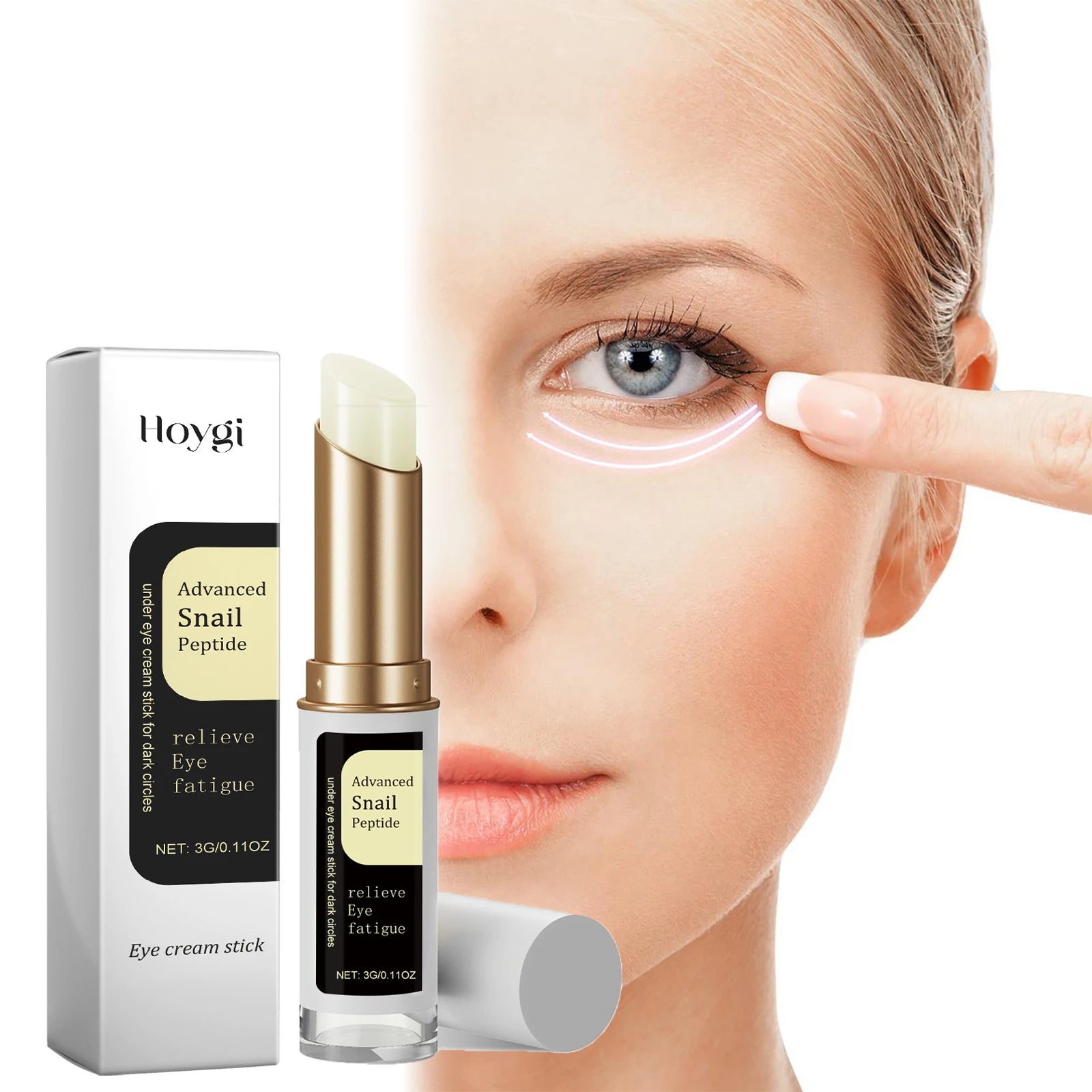 Hoygi Snail Eye Cream Stick – Brightening & Moisturizing Eye Cream Stick Oasis Select
