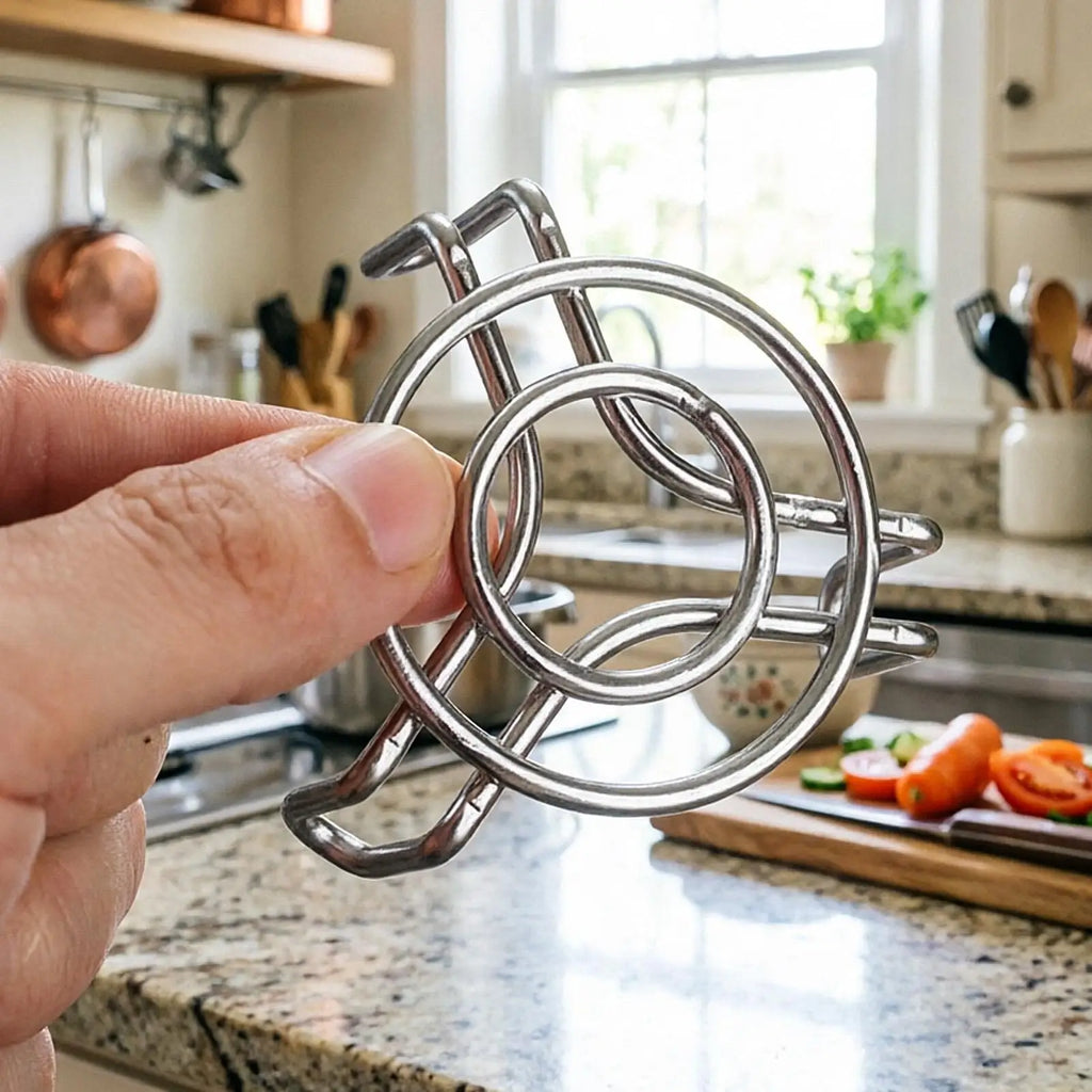 Mini steamer rack multi-functional stainless steel egg steamer rack water-steaming vegetable rack Mini Stainless Steel Cookware Oasis Select