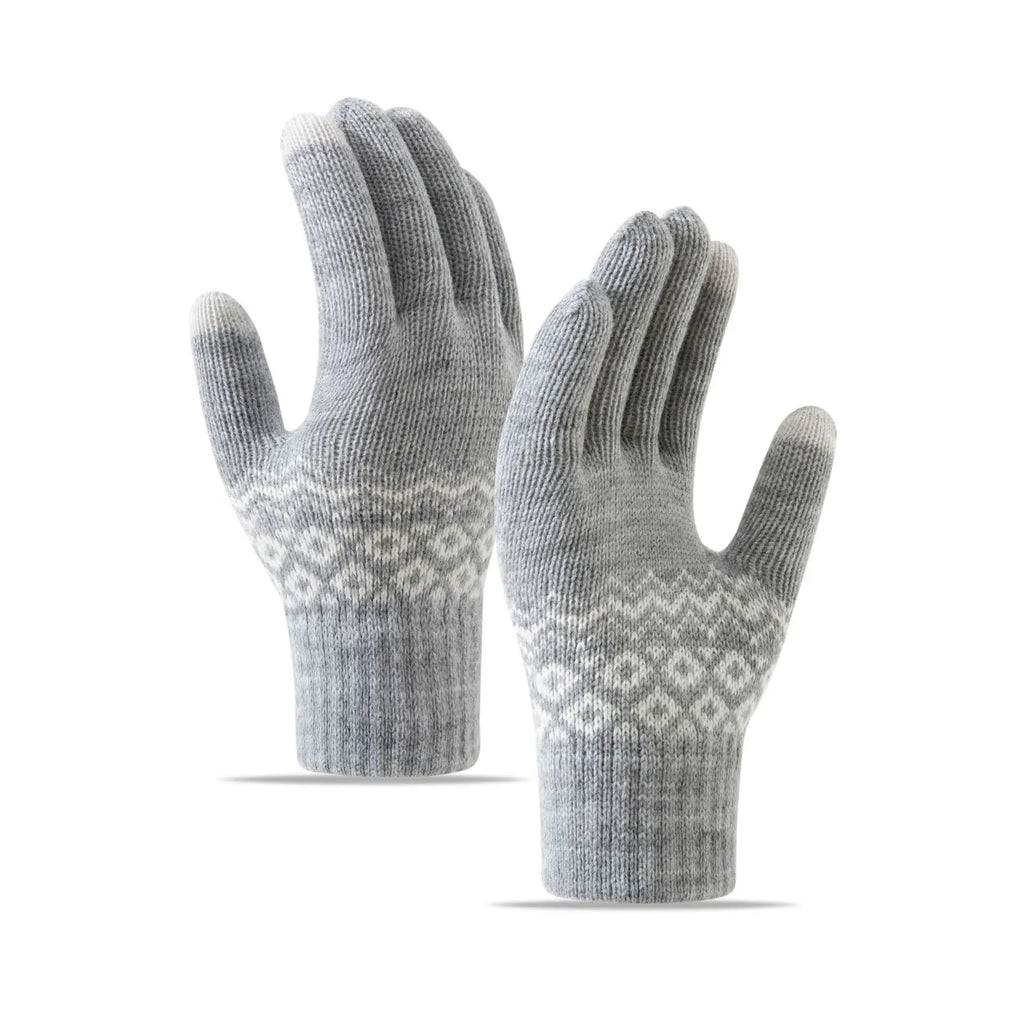 Knitted gloves, touch screen, cycling, skiing, fitness, warmth, autumn and winter outdoor sports trend Oasis Select 21