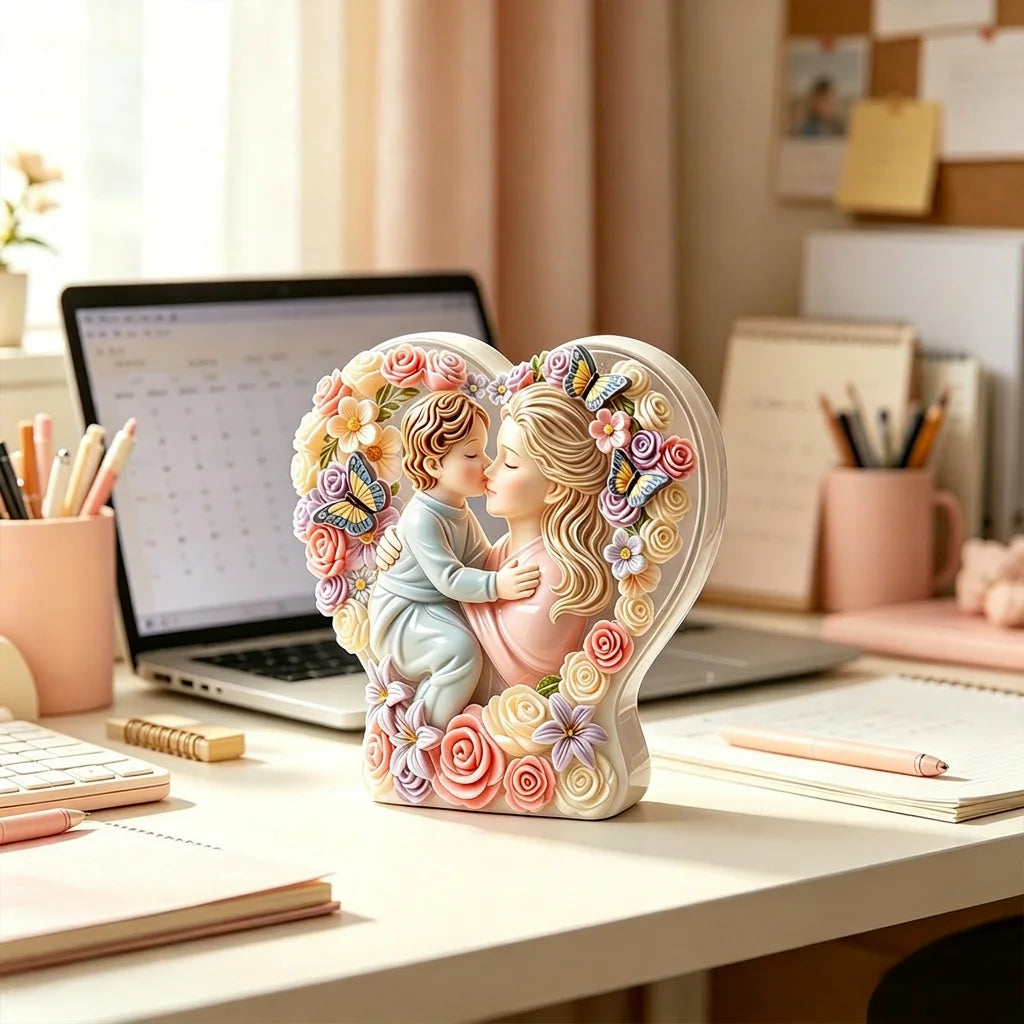 Heart-shaped Mother And Child Silicone Mold for DIY Aromatherapy Candle Resin Diffuser Gypsum Crafts Oasis Select