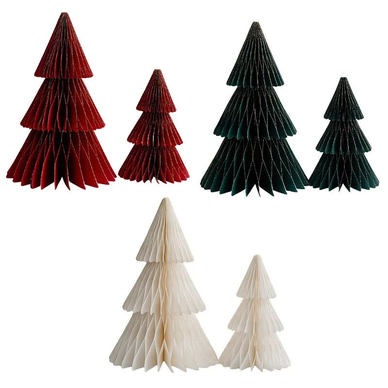 Christmas festive atmosphere desktop decoration kit with paper ornaments designed for home and office use on tables and cabinets Oasis Select