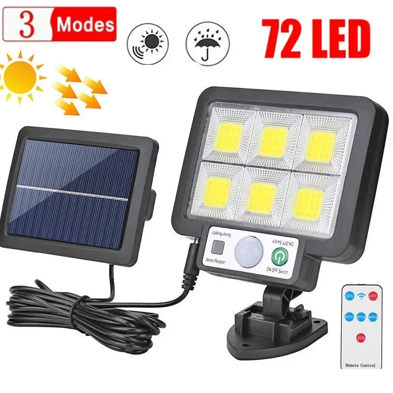ESMARTER Solar LED Wall Light | Motion Sensor IP65 3 Modes