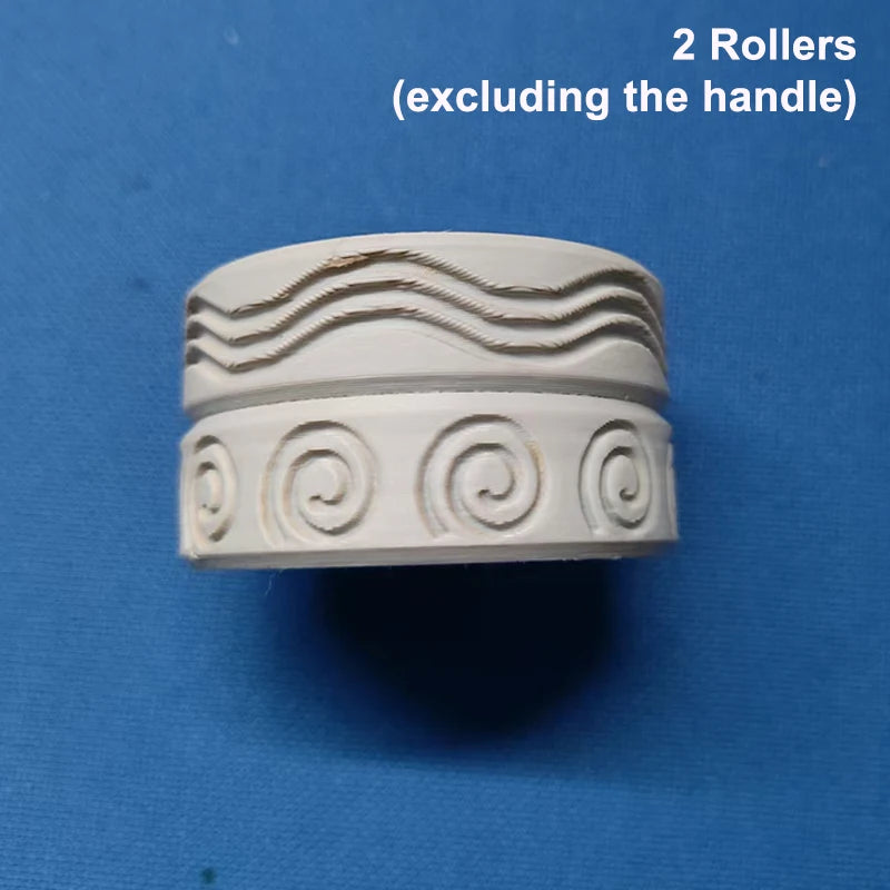 Egyptian-Inspired Relief Rolling Tool Clay Texture Wheel Clay Stamp Roller Pottery Making Tools DIY Handcrafts, Arts & Crafts Oasis Select B3