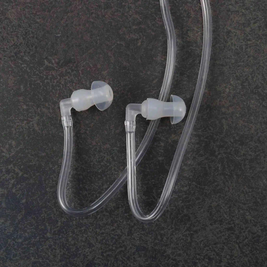 Anti Radiation Binaural Earphones Stereo Headphones with Microphone Universal 3.5mm Noise Cancelling Air Tube Acoustic Earbuds Oasis Select