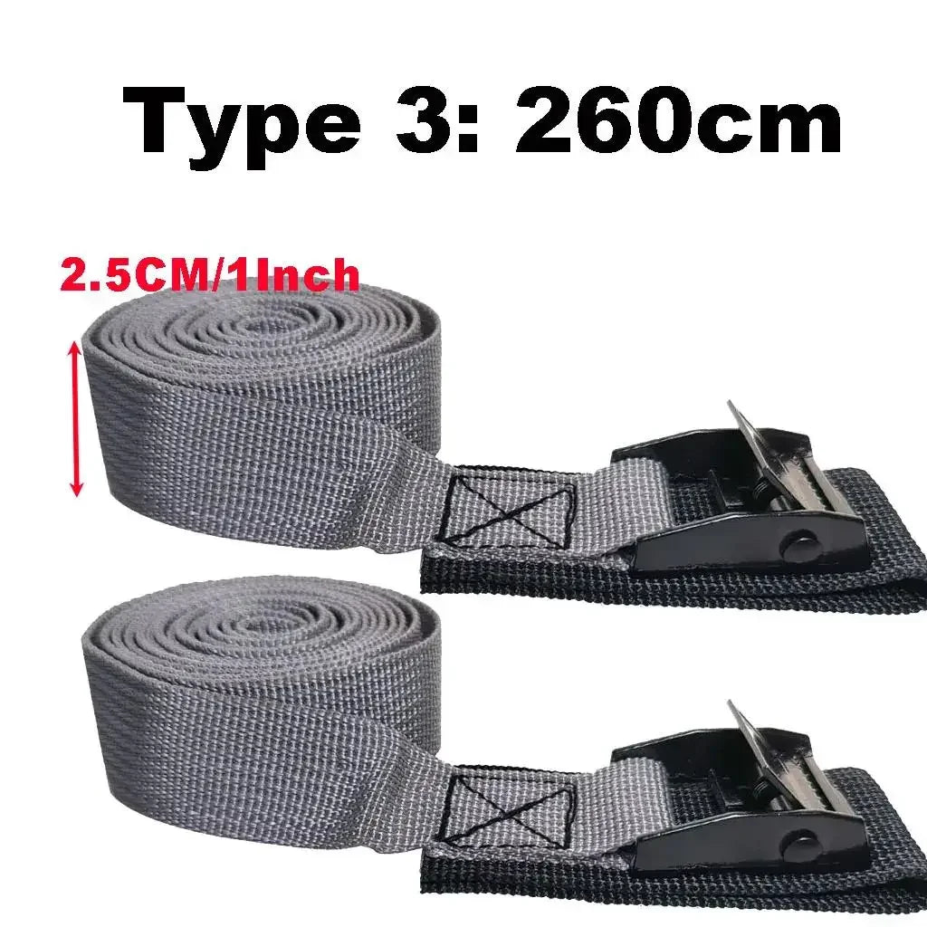 Car Roof Rack Tie Down Straps Motorcycle Buckle Luggage Kayak Cam Board Surfboard Lashing Strap Tie Down Surfboard Bicycle Tool Oasis Select 260cm 2 Pieces