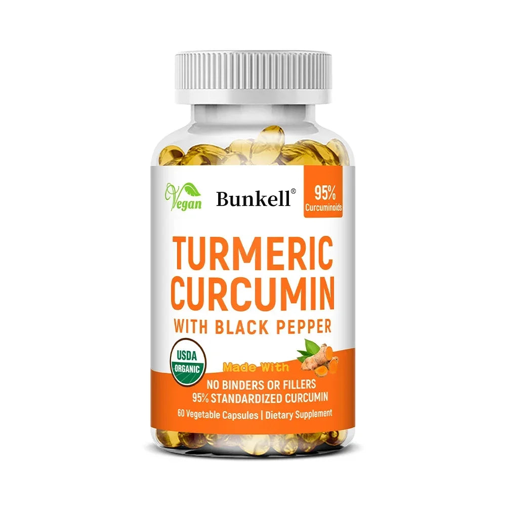 Turmeric Curcumin 95% Curcuminoids Black Pepper & Ginger Herbal Supplement Oasis Select 60 count-1 bottle