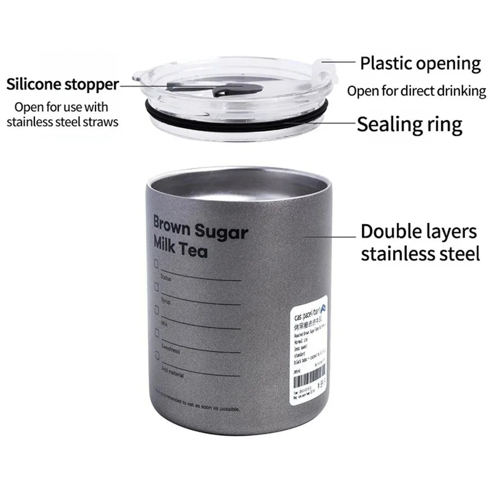 600ml Insulated Thermos Cup | 304 Stainless Steel Coffee Mug Insulated Thermos Bottle Oasis Select