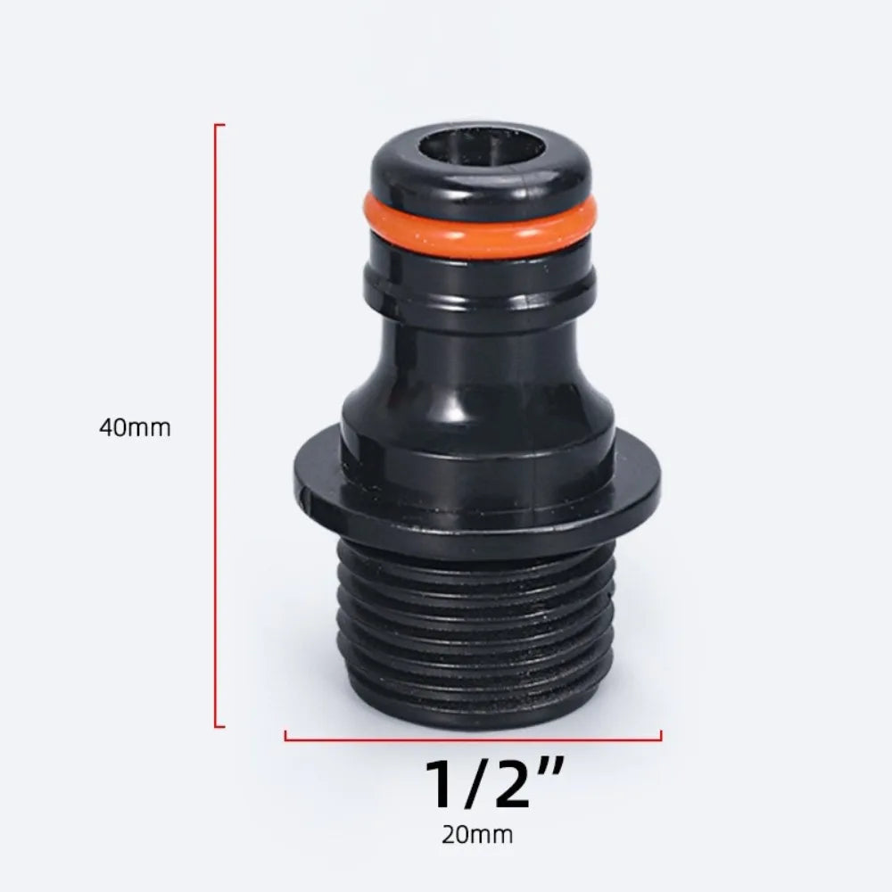 10PCS High Quality Plastic Hose Connector 3/4'' Garden Hose Quick Adapter Fittings Gardening Car Washing Watering Tool Oasis Select 10PCS A