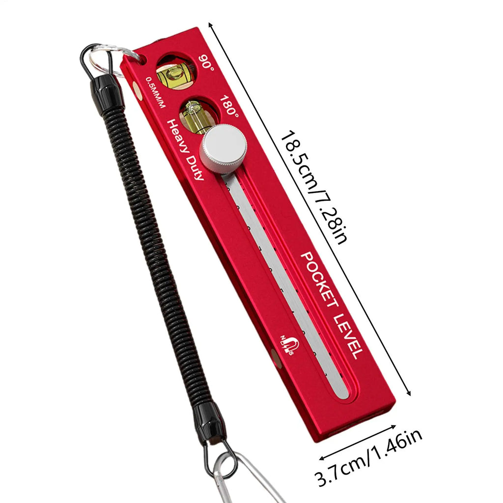 1PC Woodworking Tools Ruler Precision Pocket Ruler Slide Ruler Inch/Metric T-Track Metal Slide Stops Aluminum Precision Rulerler Oasis Select