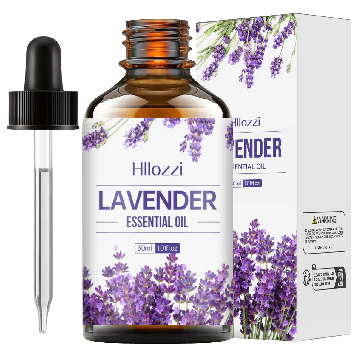 Hllozzi Lavender Essential Oil 30ml 60ml 100ml Aroma Diffuser