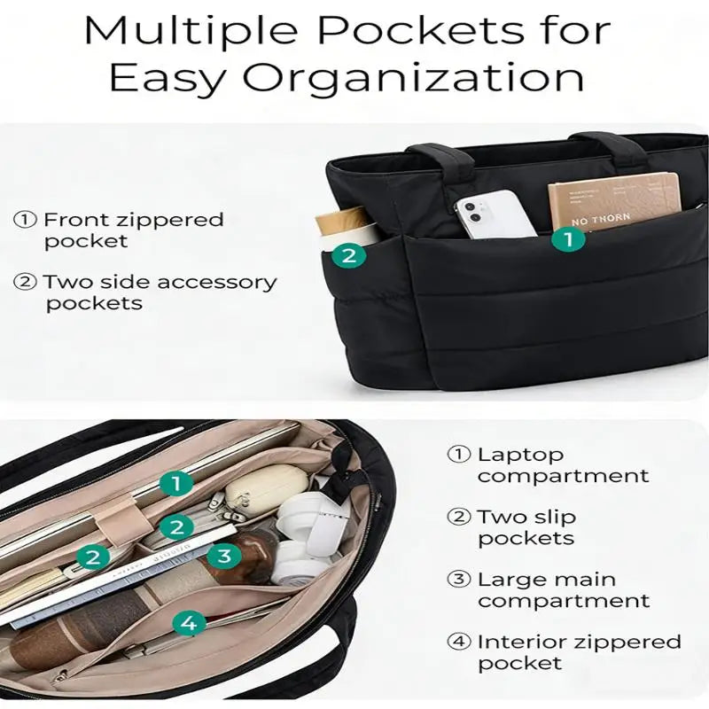 Women's Handbag Lightweight And Fluffy Suitable For Travel Work Beach Gym And Shopping Oasis Select