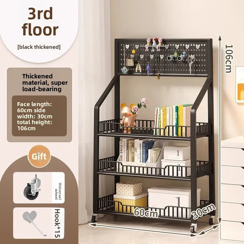 Snack shelves Internet celebrities Snack food and beverage supermarkets Mobile shelves Convenience store Multi-layer Oasis Select Three-layer 60CM B
