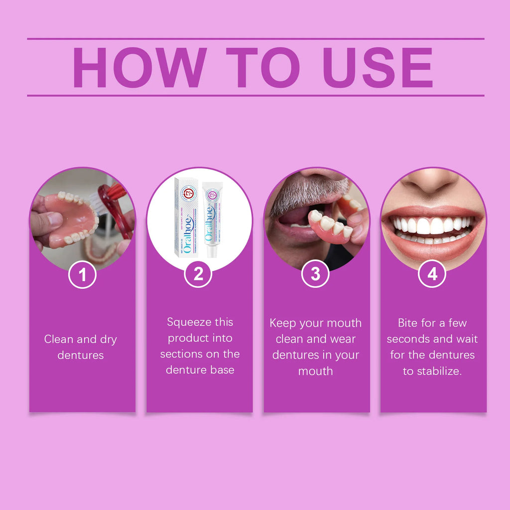Thermoplastic Denture Adhesive – Firm, Long-Lasting Hold 20g Denture Adhesive Oasis Select