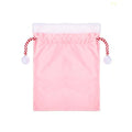 Velvet Red Santa Claus Gift Bags with Drawstring Large Capacity Xmas Santa Present Storage Bag Party Supply Xmas Present Bag Oasis Select pink-30X40CM other