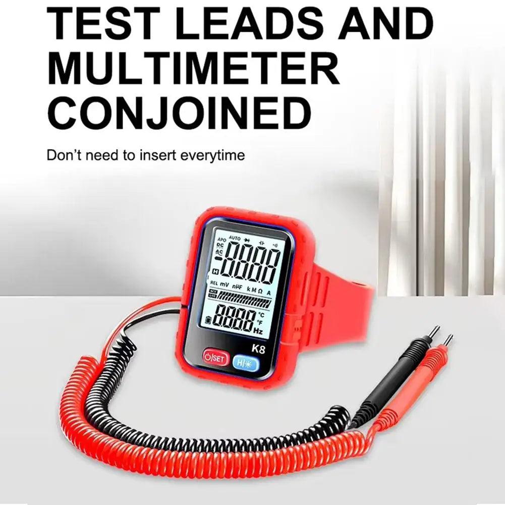 Wristband Digital Multimeter – Auto Range AC/DC Voltage & NCV