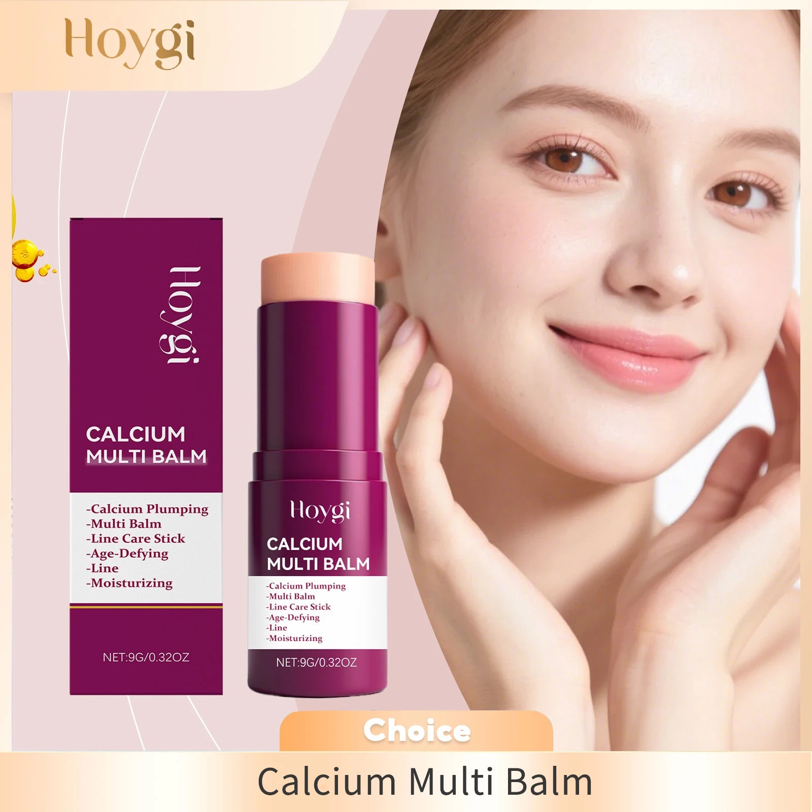 Hoygi Calcium Multi Balm Stick – Firming Moisturizer 9g Moisturizing Balm Stick Oasis Select