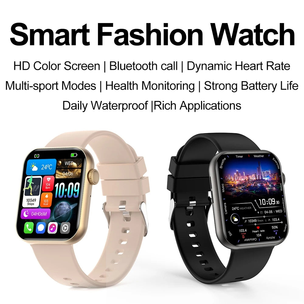 Jooeniok Women's Smartwatch – Bluetooth, AMOLED & Fitness Tracker