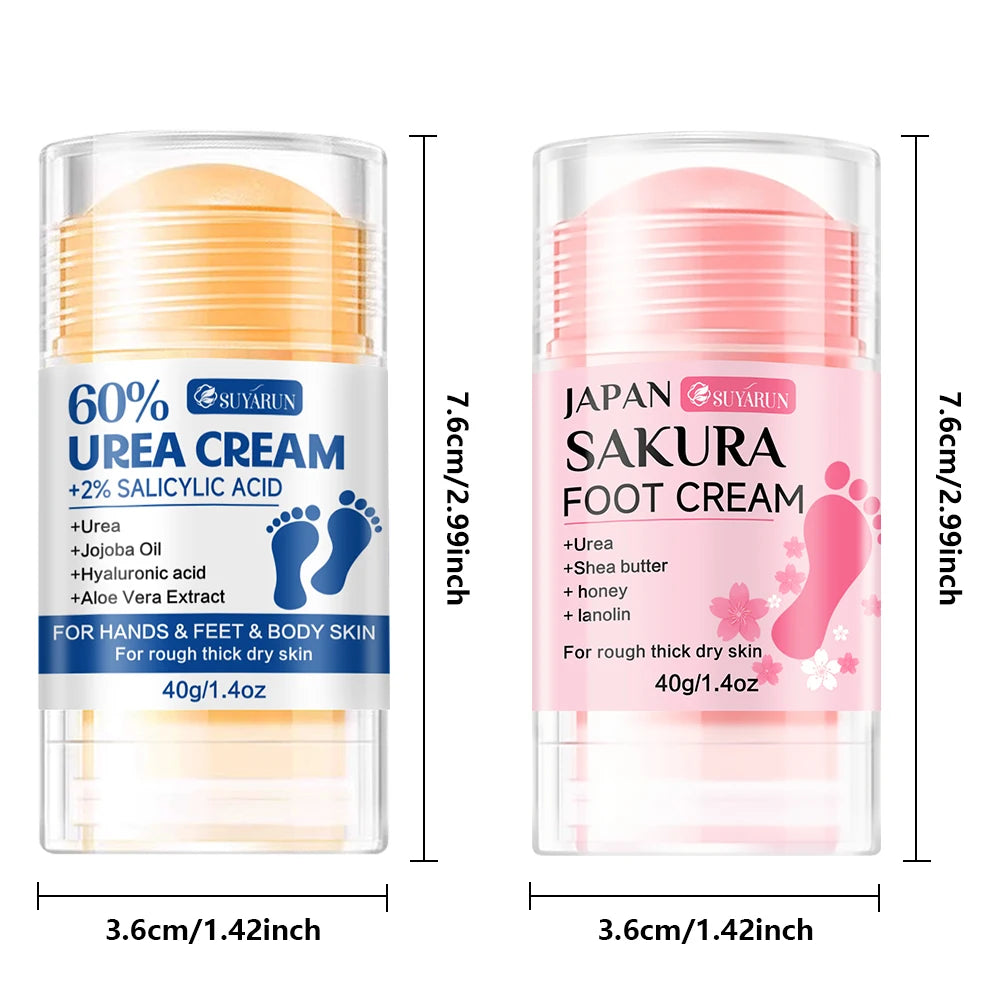 SUYARUN 60% Urea Foot Cream Stick – Hydration & Exfoliation