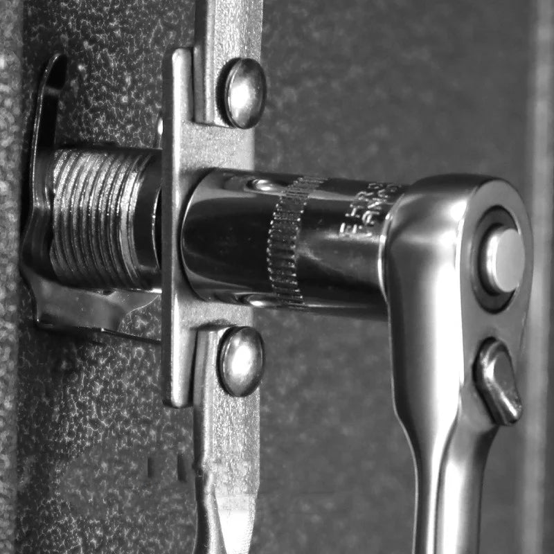 1Pcs Mini Double Headed Ratchet Wrench 1/4 Inch Drive Socket Screwdriver Bit Driver Quick Release Ratchet Wrench Hand Tools Oasis Select