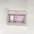 Clear Acrylic Dual Card Holder with Stretch Keychain for ID Badge Bus Pass Work Card Access Control Oasis Select A4
