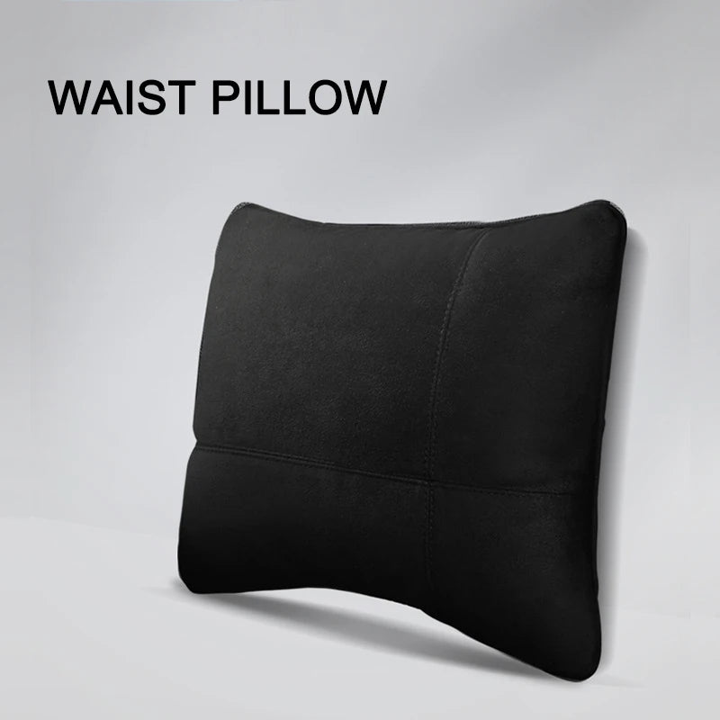 Car Headrest Soft Car Seat Support Waist Pillow Adjustable Auto Seat Cover Head Neck Rest Cushion Neck Lumbar Cushion Pillow Oasis Select Waist Pillow 3
