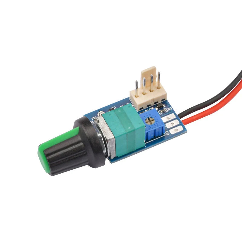 Mini PWM 12V DC Fan Speed Controller – 3A Adjustable Module
