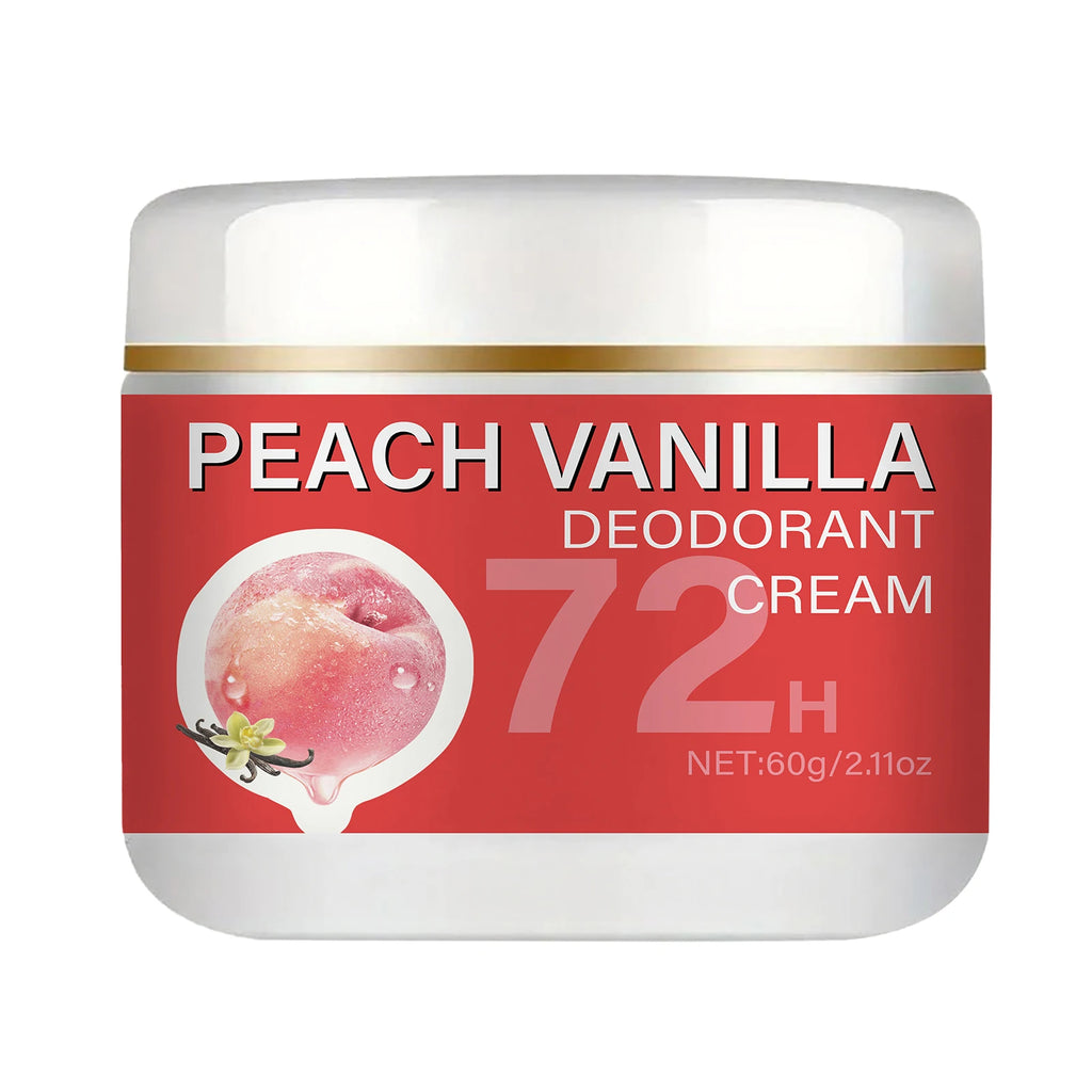 Peach Underarm Deodorant Cream – 72-Hour Freshness for Women