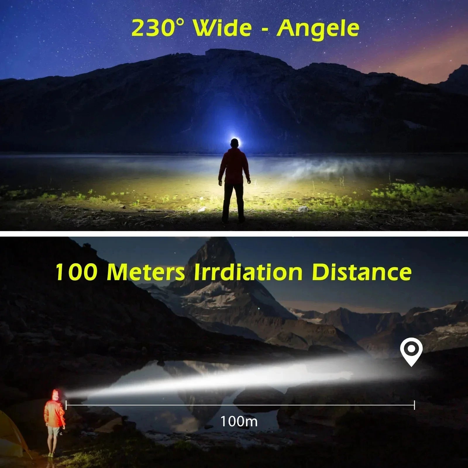 USB Rechargeable LED COB Sensor Headlamp White Light Head Torch Work Lamp Outdoor Waterproof Camping Fishing Lantern Headlight Oasis Select
