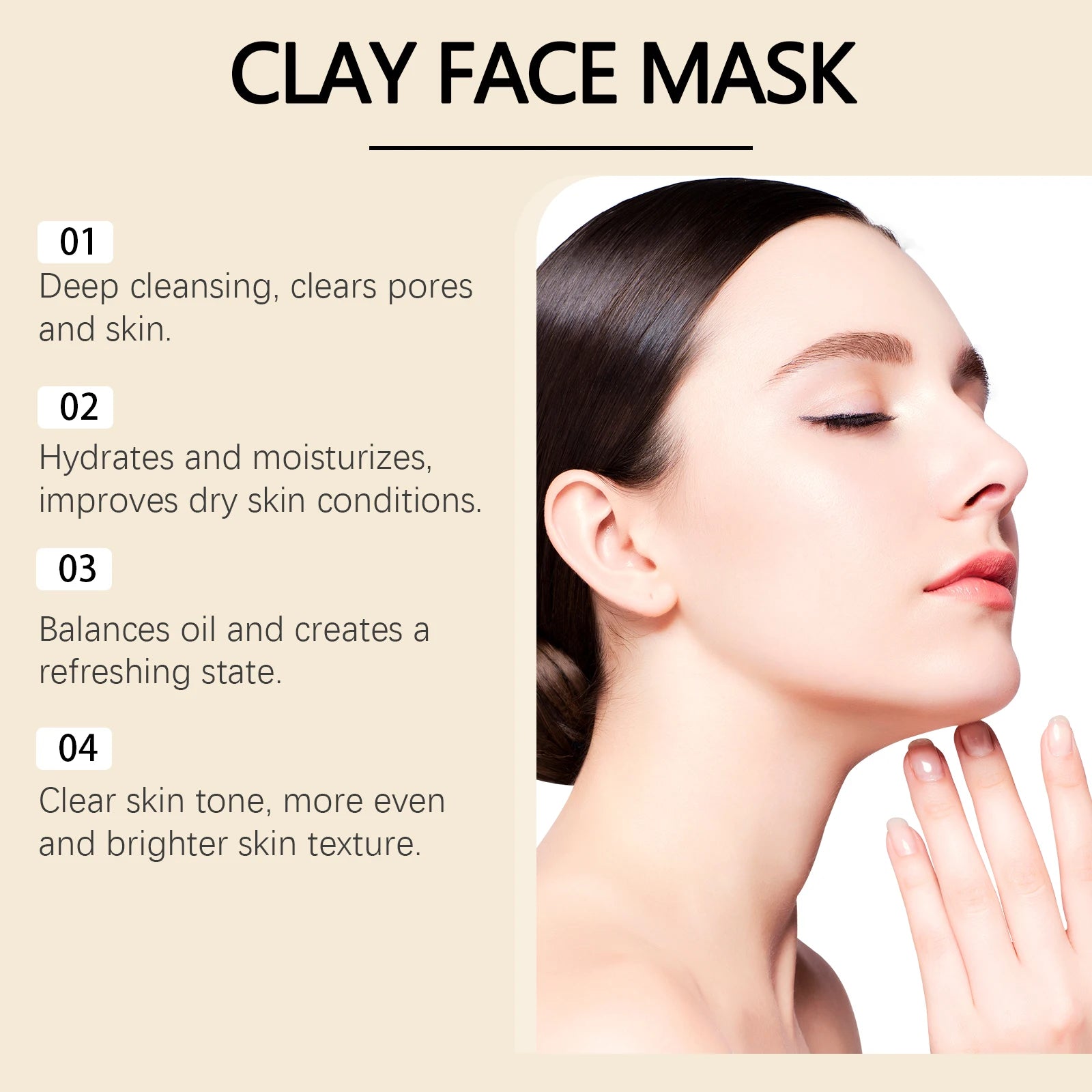 Hoygi Vitamin C Turmeric Clay Mask – Pores & Dark Spots Clay Face Mask Oasis Select
