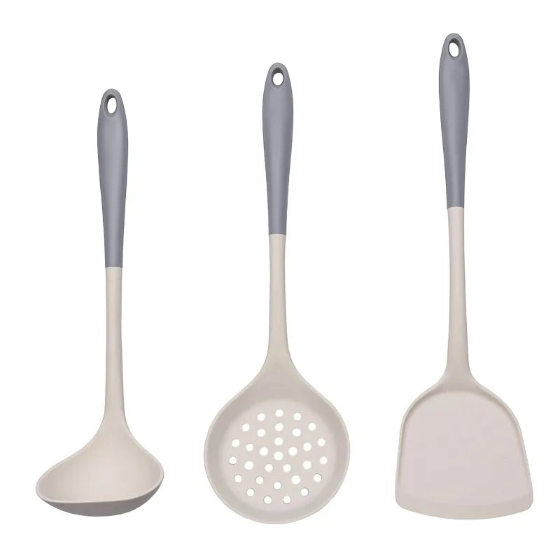 Food Grade Silicone Spatula Non Stick Pot Spatula Heat-resistant Pot Protector Household Stir Fry Soup Spoon Oasis Select